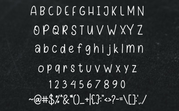 Student Lettering Font preview 2