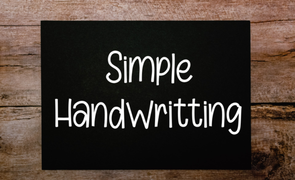 Student Lettering Font preview 4