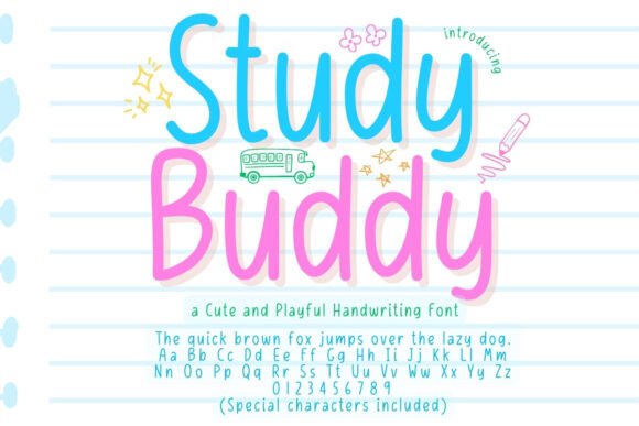 Study Buddy Font
