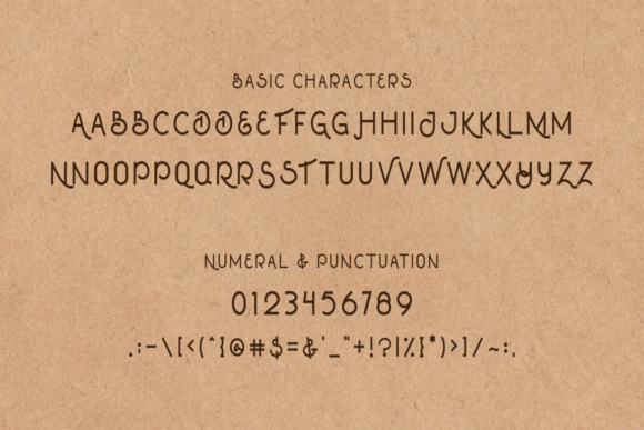Sturetro Font preview 3