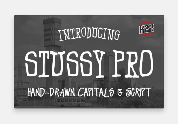 Stussy Font preview 2