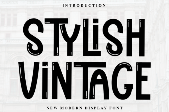 Stylish Vintage Font Stylish Vintage Font