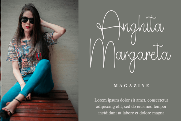 Stylish Wonderful Font preview 2
