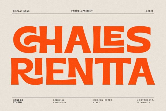 Chales Rientta Font Chales Rientta Font