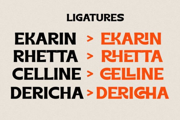 Chales Rientta Font preview 4