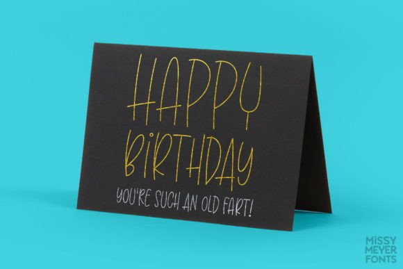 Succuline (single Line) Font preview 3
