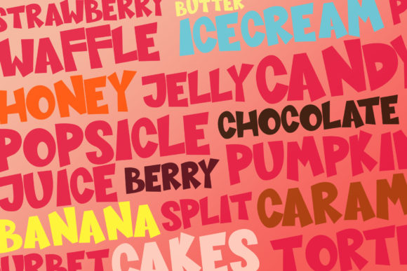 Sugar Bomb Font preview 2
