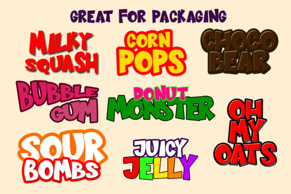 Sugar Bomb Font preview 3