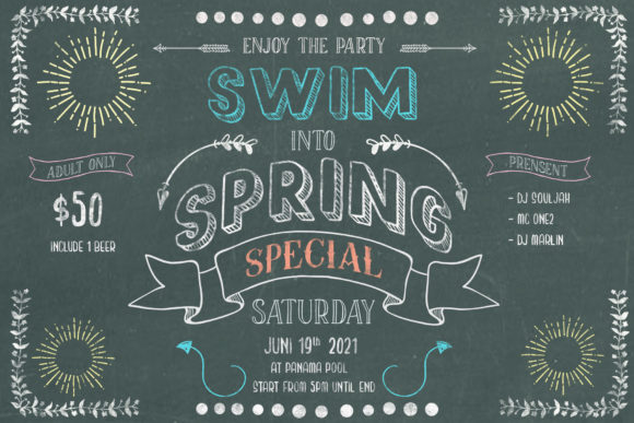 Chalk and Friend Font preview 3