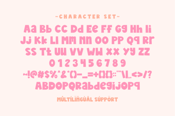 Sugar Candy Font preview 2