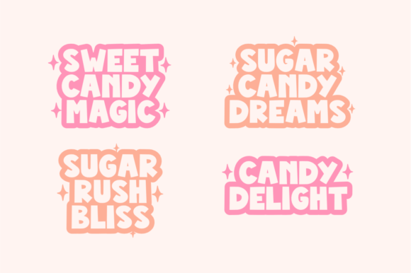 Sugar Candy Font preview 4