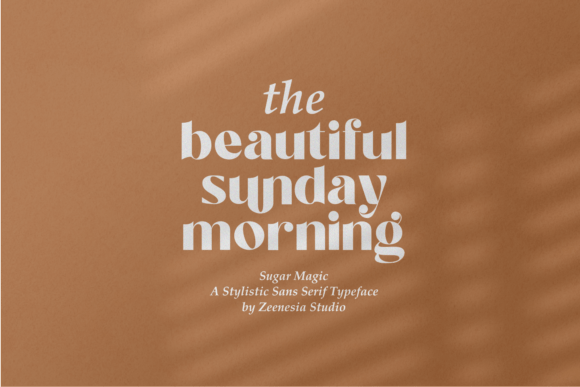 Sugar Magic Font preview 4