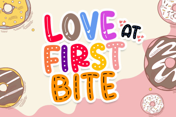 Sugar Donut Font preview 3