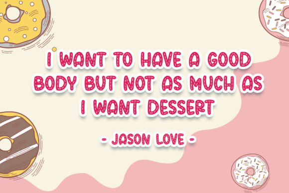 Sugar Donut Font preview 4