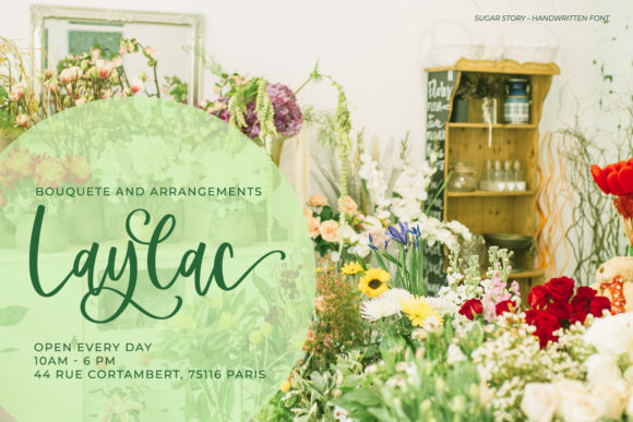 Sugar Story Font preview 3