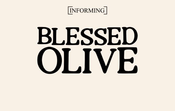 Blessed Olive Font