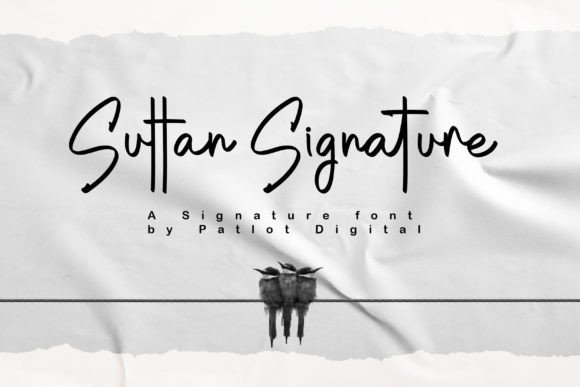 Sultan Signature Font Sultan Signature Font