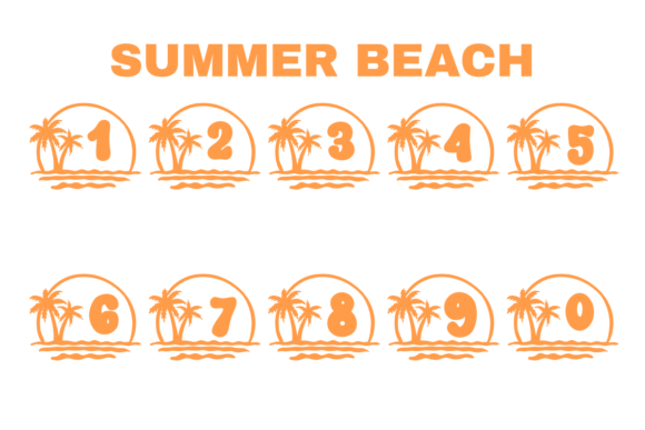 Summer Beach Font preview 8