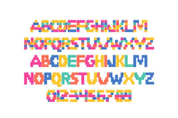 Summer Blocks Font preview 3
