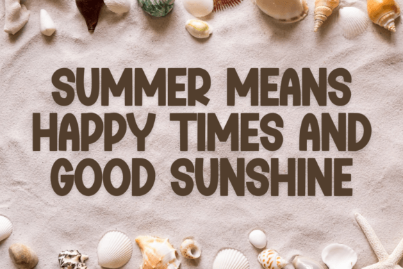 Summer Bolder Font preview 2