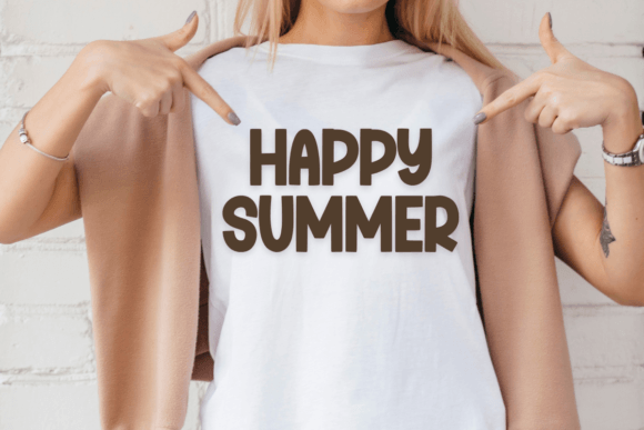 Summer Bolder Font preview 3