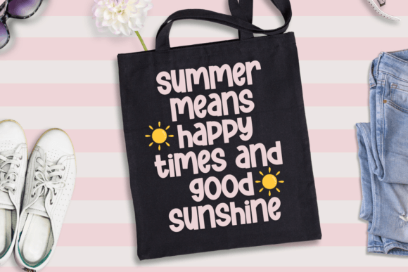 Summer Bolder Font preview 4