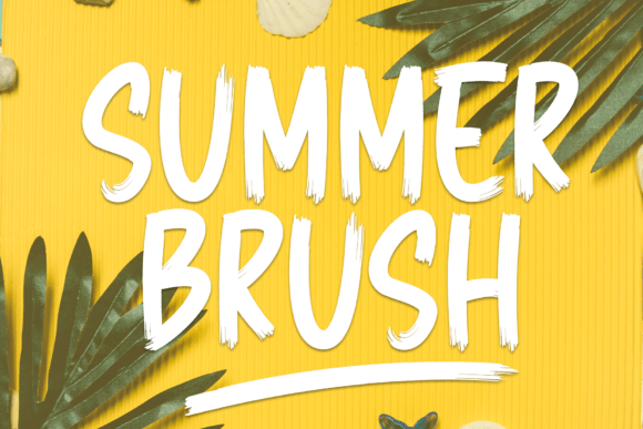 Summer Brush Font