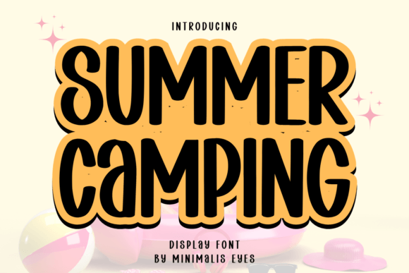 Summer Camping Font