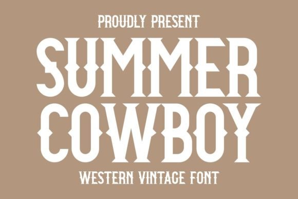 Summer Cowboy Font
