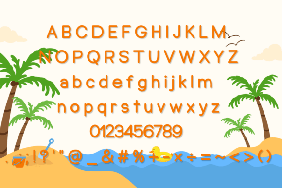 Summer Day Font preview 2