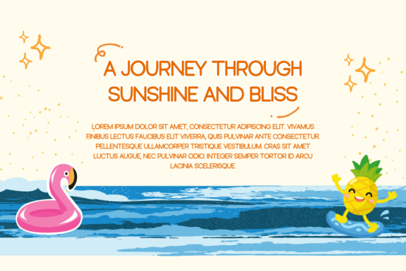 Summer Day Font preview 3