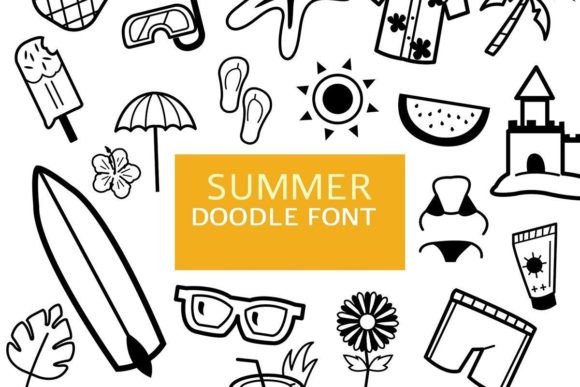 Summer Doodle Font Summer Doodle Font