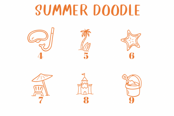 Summer Doodle Font preview 8