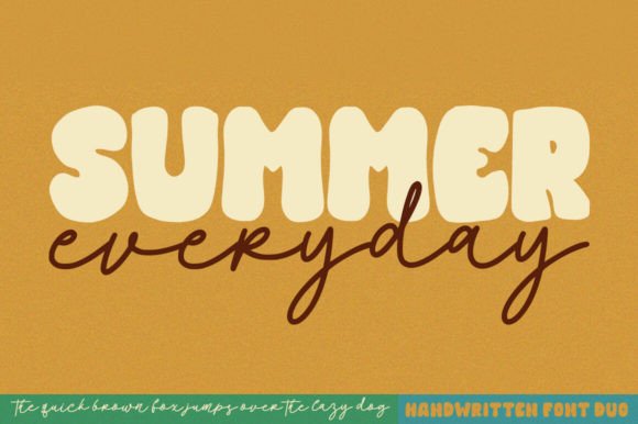Summer Everyday Font Summer Everyday Font