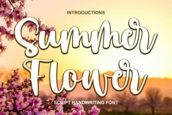 Summer Flower Font