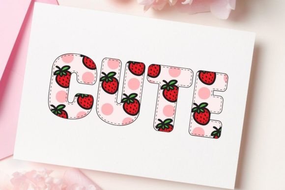 Summer Fruit5 Font preview 2