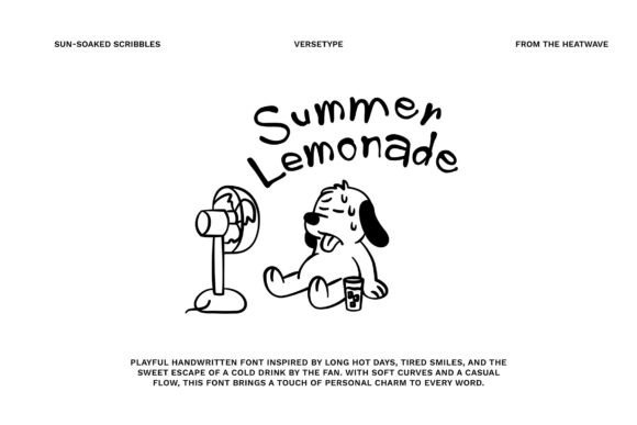 Summer Lemonade Font preview 2