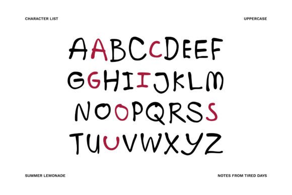 Summer Lemonade Font preview 3