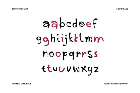 Summer Lemonade Font preview 4