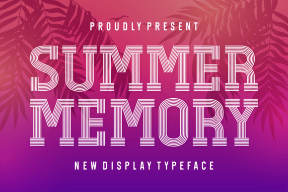 Summer Memory Font Summer Memory Font