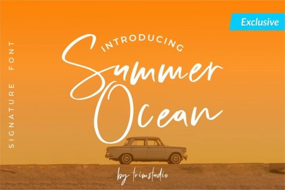 Summer Ocean Font