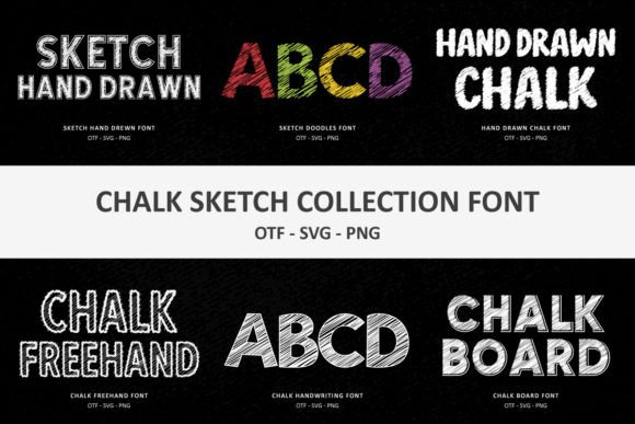 Chalk Sketch Collection Font