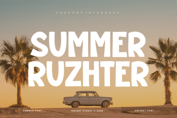 Summer Ruzhter Font