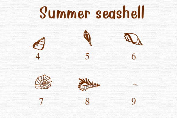 Summer Seashell Font preview 4