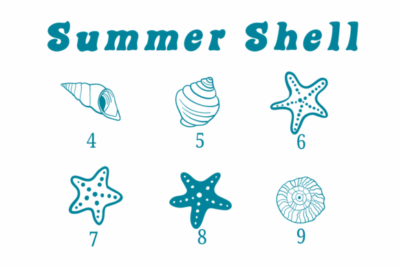 Summer Shell Font preview 4