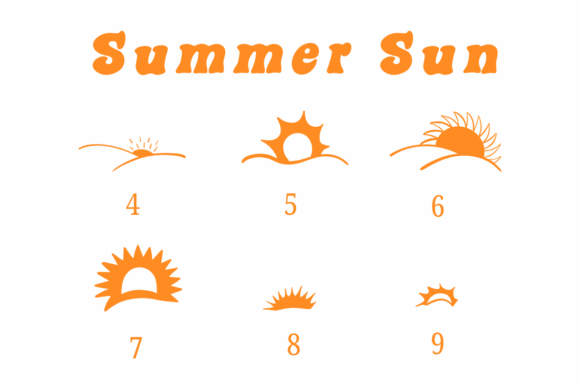 Summer Sun Font preview 4
