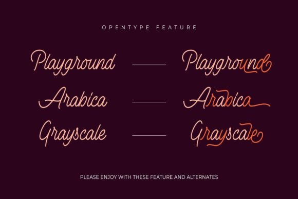 Beautiful Oklahoma Font preview 2