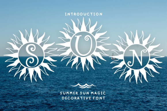 Summer Sun Magic Font