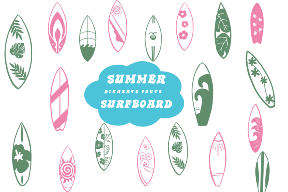 Summer Surfboard Font
