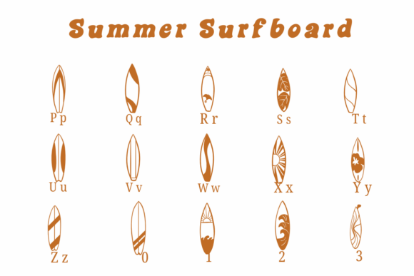 Summer Surfboard Font preview 3